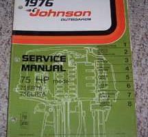 1976 Johnson Outboards 75 HP Models Parts Catalog
