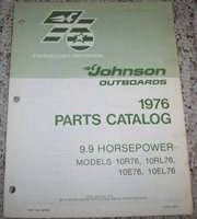 1976 Johnson Outboards 9.9 HP Models Parts Catalog