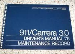1976 Porsche 911 & 911 Carrera 3.0 Owner's Manual