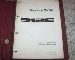 1976 Porsche 912E Service Workshop Manual Binders