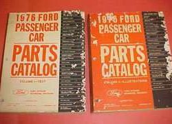 1976 Ford Thunderbird Parts Catalog Text & Illustrations
