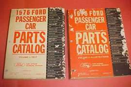 1976 Ford Country Squire Parts Catalog Text & Illustrations