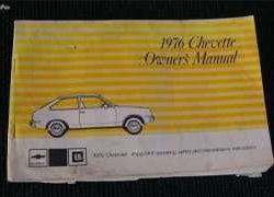 1976 Chevrolet Chevette Owner's Manual