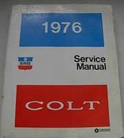 1976 Dodge Colt Service Manual