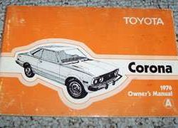 1976 Toyota Corona Owner's Manual