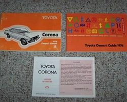 1976 Toyota Corona Owner's Manual Set