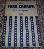 1976 Ford Courier Owner's Manual