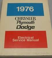 1976 Plymouth Gran Fury Electrical Service Manual