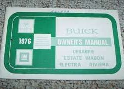 1976 Buick Riviera, LeSabre, Electra, Estate Wagon Owner's Manual