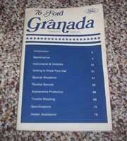 1976 Ford Granada Owner's Manual