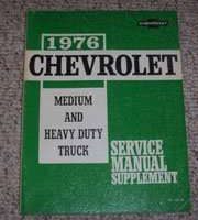 1976 Chevrolet Medium & Heavy Duty Trucks Service Manual Supplement