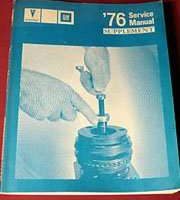 1976 Pontiac Catalina Service Manual Supplement