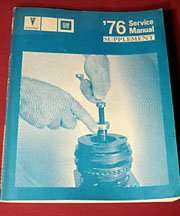 1976 Pontiac Bonneville Service Manual Supplement