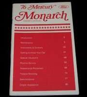 1976 Mercury Monarch Owner's Manual
