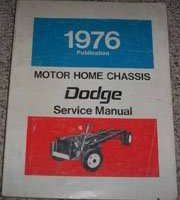 1976 Dodge Motor Home Chassis Service Manual