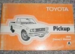 1976 Toyota Pickup Owner's Manual
