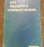 1976 Mazda RX-3 Workshop Service Manual