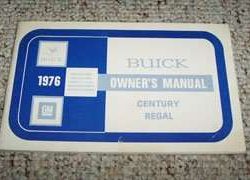 1976 Buick Century, Regal Owner's Manual