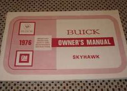 1976 Buick Skyhawk Owner's Manual