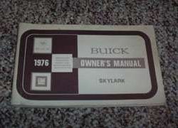 1976 Buick Skylark Owner's Manual