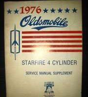 1976 Oldsmobile Starfire 4 Cylinder Service Manual Supplement