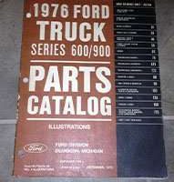 1976 Ford C-Series Trucks Parts Catalog Illustrations