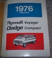 1976 Dodge Sportsman Van Service Manual