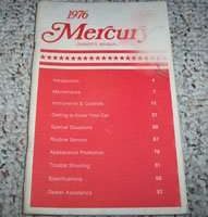 1976 Mercury Marquis Owner's Manual