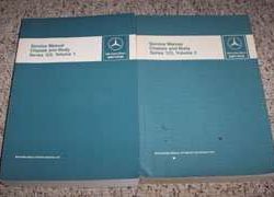 1980 Mercedes Benz 300D, 300CD, 300TD & 300D-T Series 123 Chassis & Body Service Manual