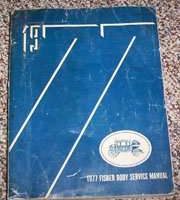 1977 Chevrolet Chevelle Fisher Body Service Manual