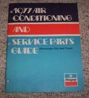 1977 Dodge Ramcharger Air Conditioning & Service Parts Guide
