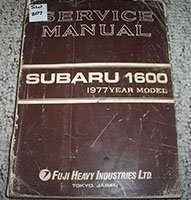 1977 Subaru 1600 Service Manual