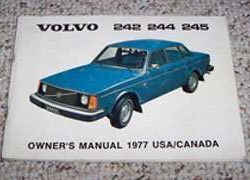 1977 Volvo 242, 244, 245 Owner's Manual