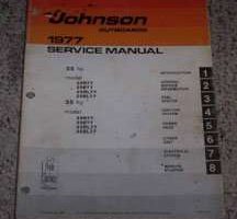 1977 Johnson Outboards 25 & 35 HP Models Parts Catalog