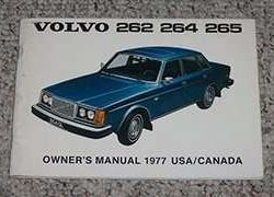 1977 Volvo 262, 264 & 265 Owner's Manual