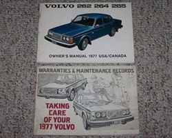 1977 Volvo 262, 264 & 265 Owner's Manual Set