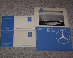 1977 Mercedes Benz 450SL & 450SLC Owner's Manual Set