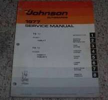 1977 Johnson 70 & 75 HP Outboard Motor Service Manual