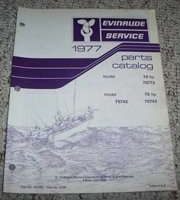 1977 Evinrude 70 & 75 HP Models Parts Catalog