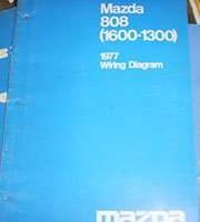 1977 Mazda 808 1300-1600 Wiring Diagram Manual