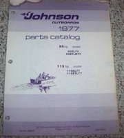 1977 Johnson Outboards 85 & 115 HP Models Parts Catalog