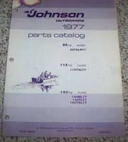 1977 Johnson Outboards 85, 115 & 140 HP Models Parts Catalog