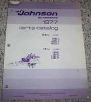 1977 Johnson Outboards 9.9 & 15 HP Models Parts Catalog