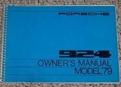 1977 Porsche 924 Owner's Manual