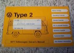 1977 Volkswagen Bus/Transporter Owner's Manual