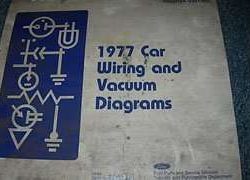 1977 Mercury Comet Large Format Electrical Wiring Diagrams Manual