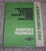 1977 Chevrolet El Camino Service Manual