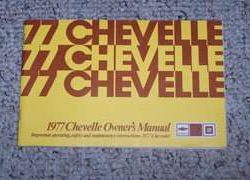 1977 Chevrolet Chevelle, Malibu Owner's Manual