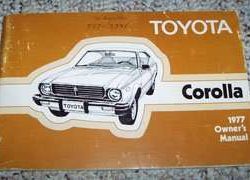1977 Toyota Corolla Owner's Manual