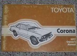 1977 Toyota Corona Owner's Manual